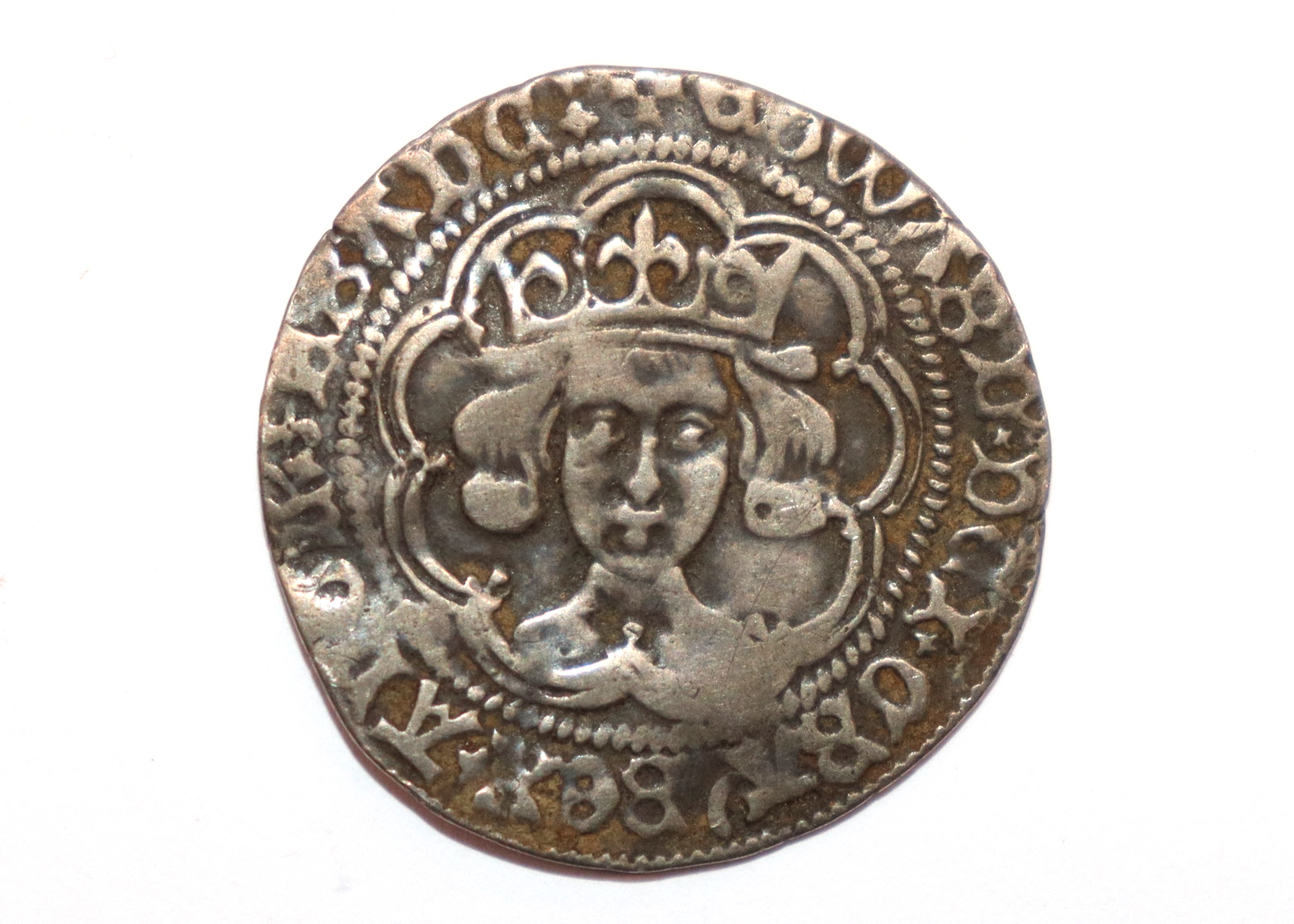 An Edward IV groat, MM pierced cross - Bild 2 aus 4