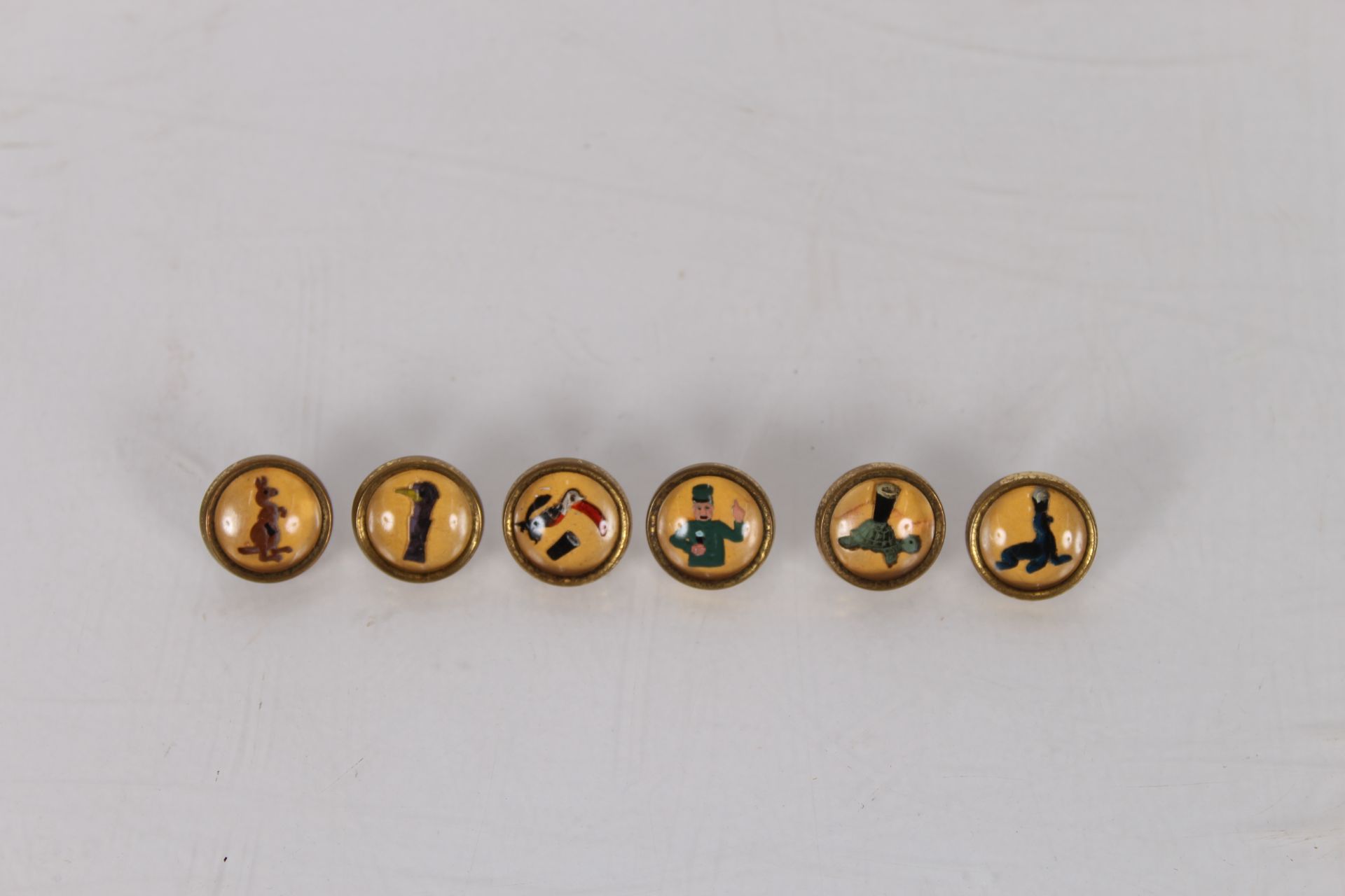 Six Guinness advertising buttons; and a quantity of mosaic decorated buttons - Image 3 of 4