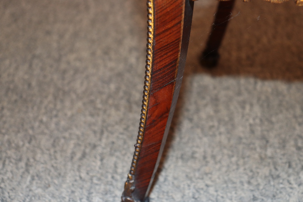 A pair of 19th Century French walnut and cross banded two tier side tables surmounted by pierced - Image 99 of 110