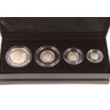 A 2010 silver proof Royal Mint Britannia set