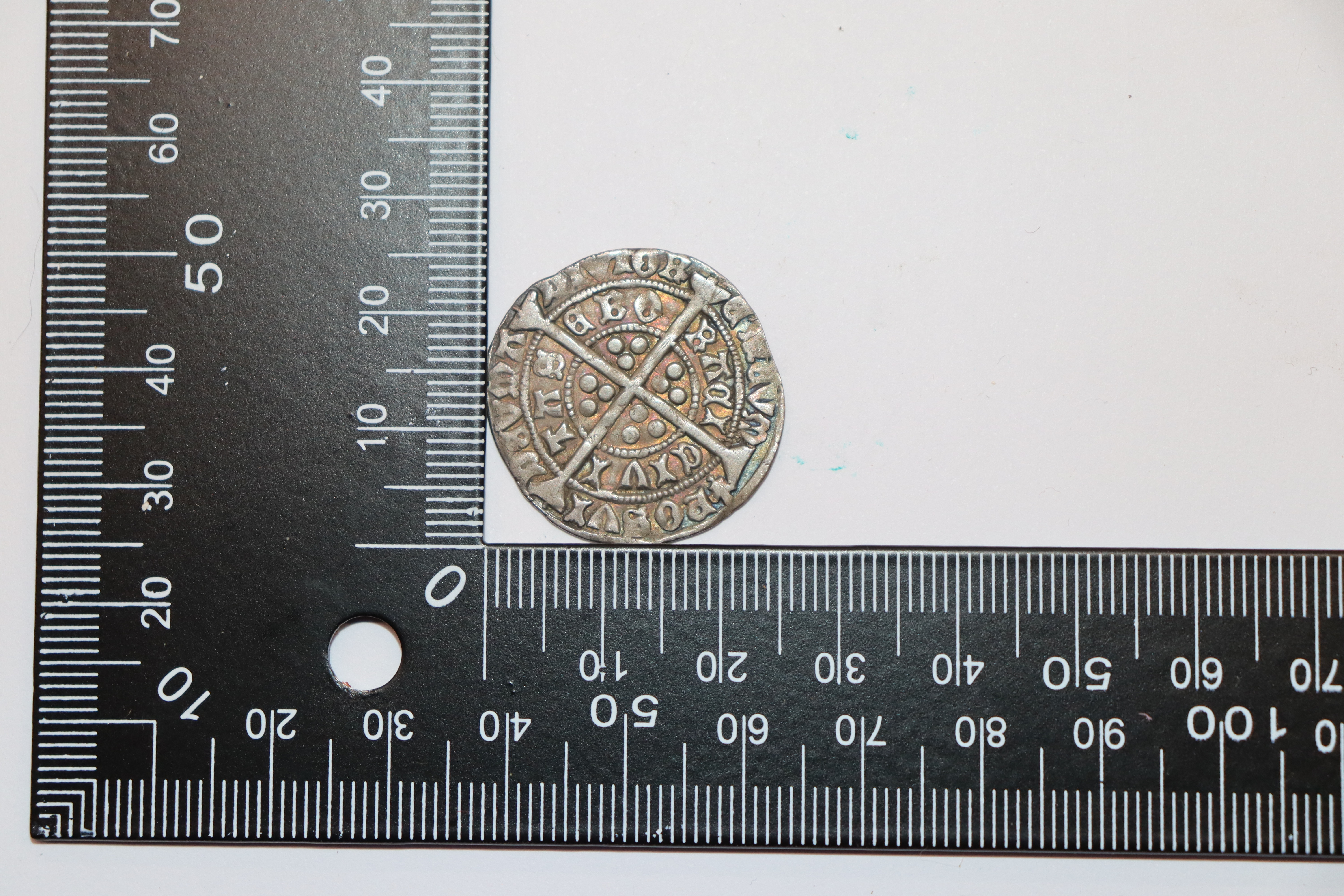 An Edward IV groat, MM lis, breast cusp marked E - Image 3 of 4