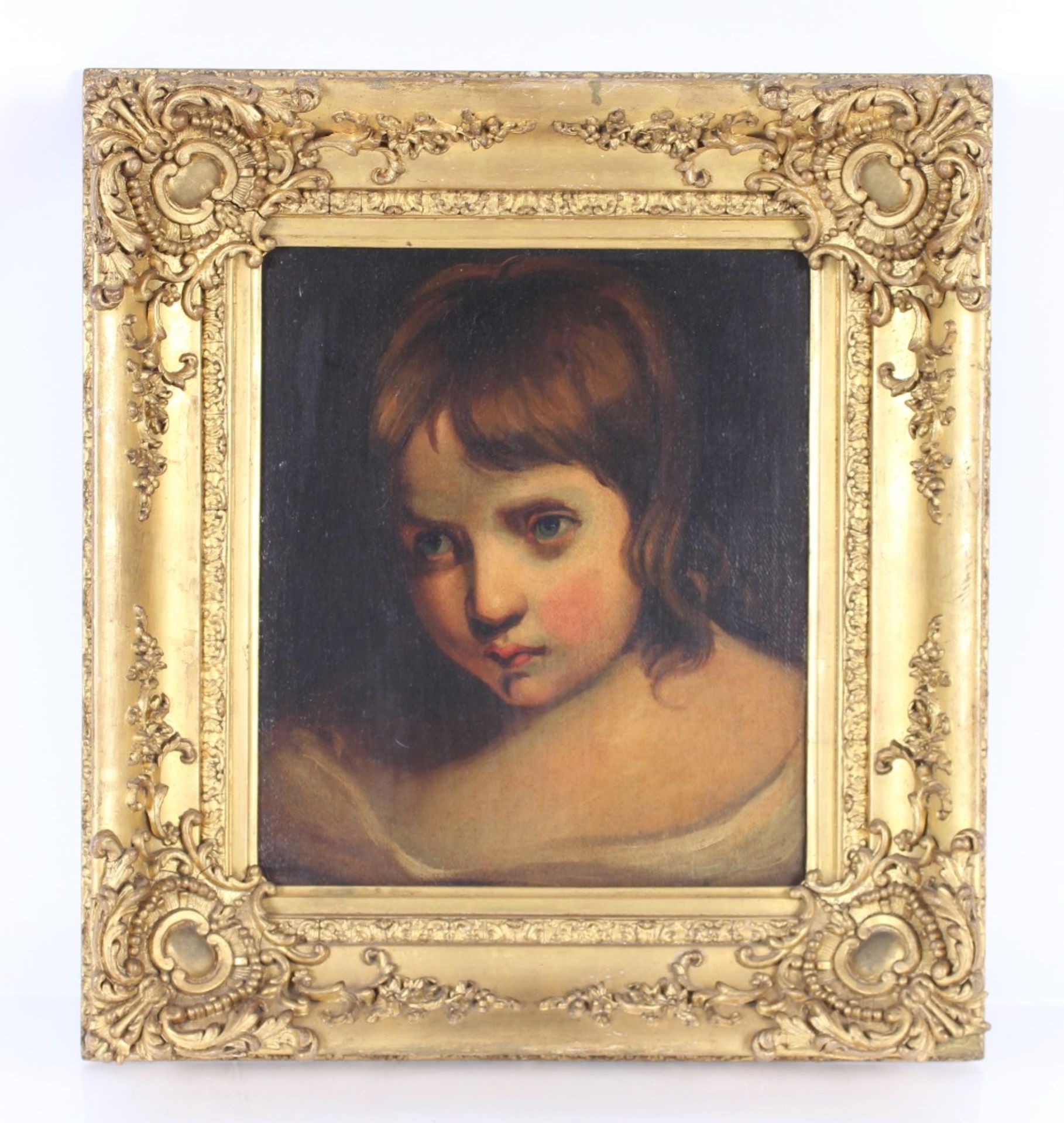 Attributed to J. Opie R.A., head and shoulders por