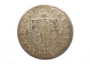 A Charles II threepence, undated (Maundy)