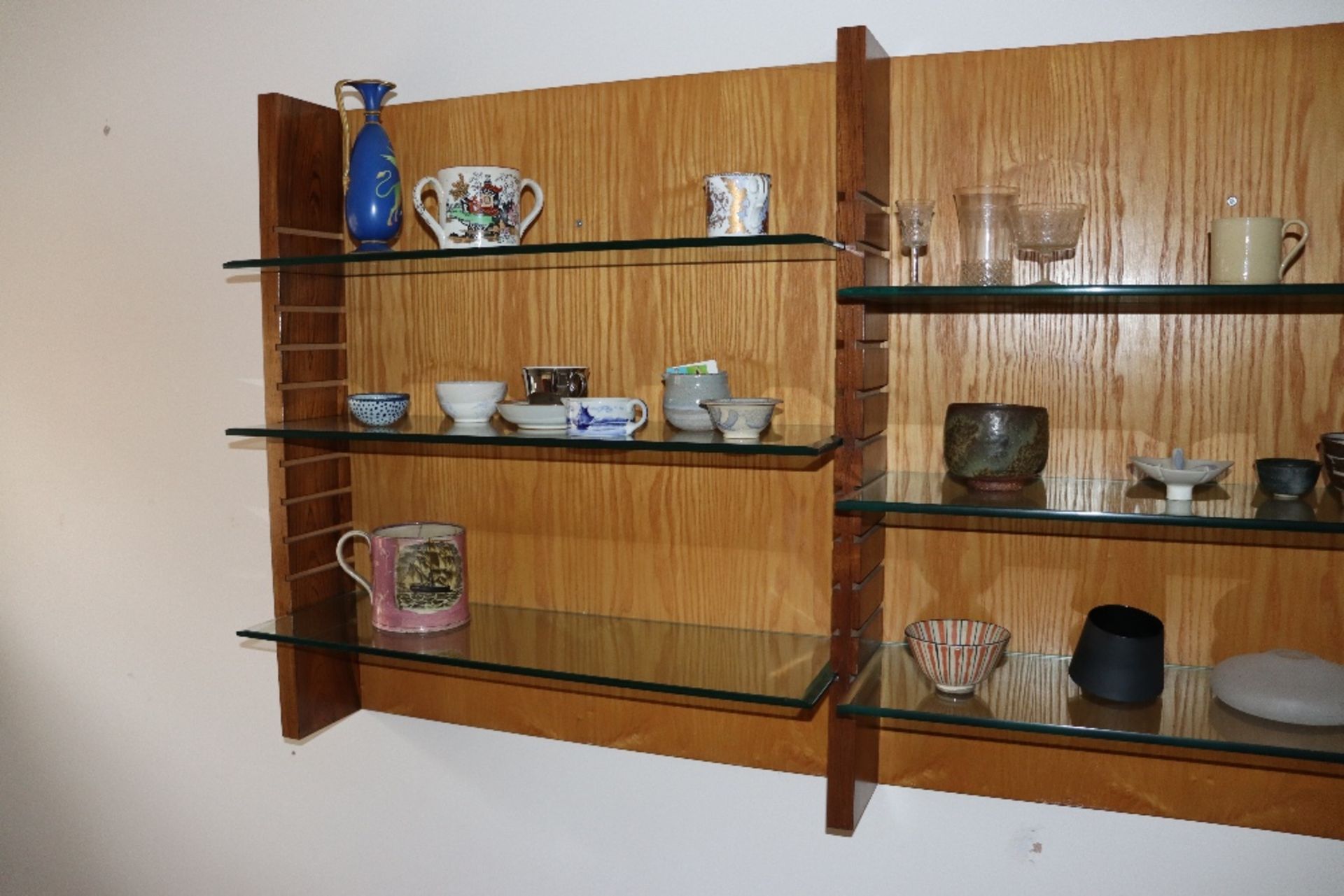 Desmond Ryan, a 1970's rosewood side cabinet fitted adjustable glass shelves and cupboards below, - Image 5 of 26