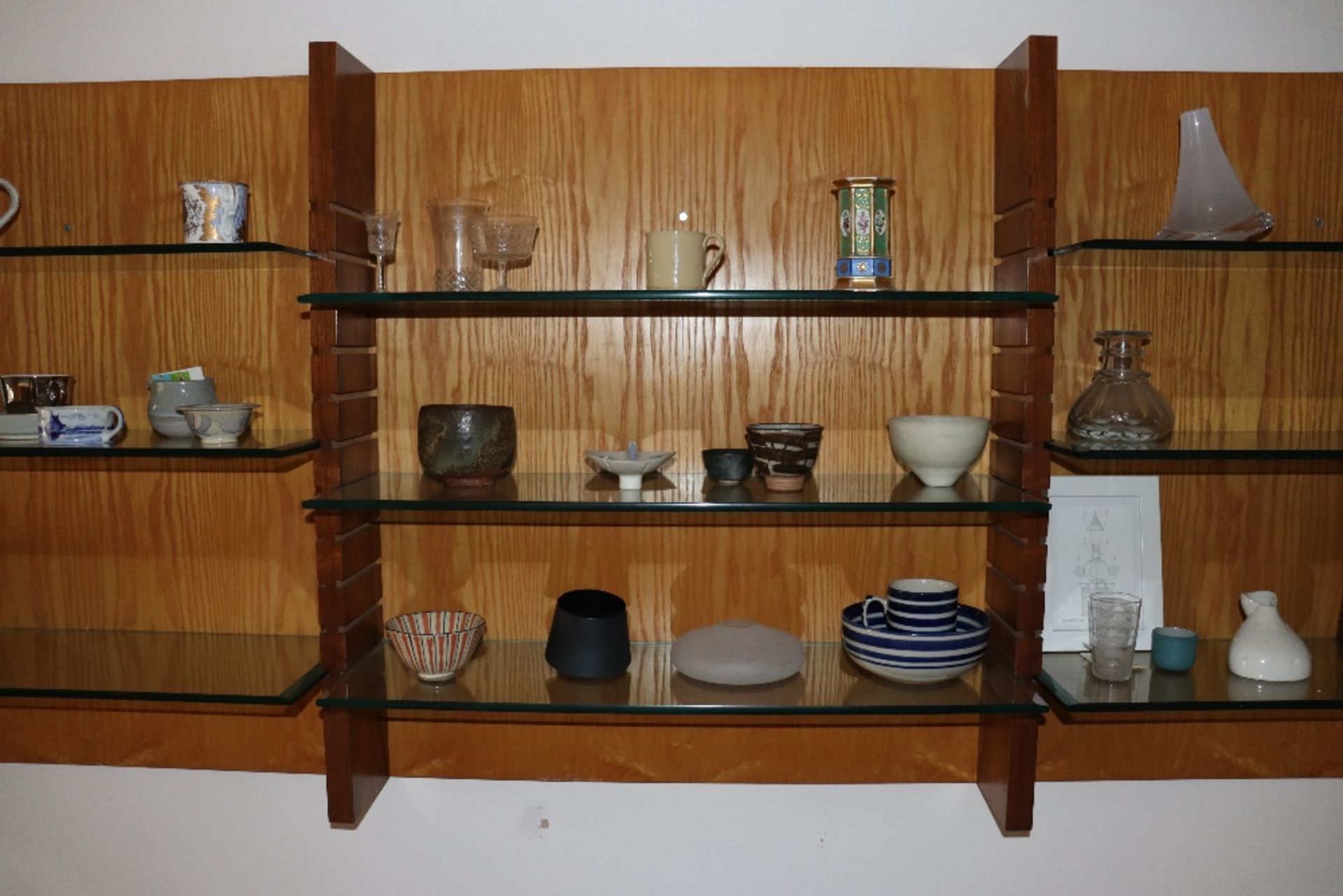 Desmond Ryan, a 1970's rosewood side cabinet fitted adjustable glass shelves and cupboards below, - Image 6 of 26