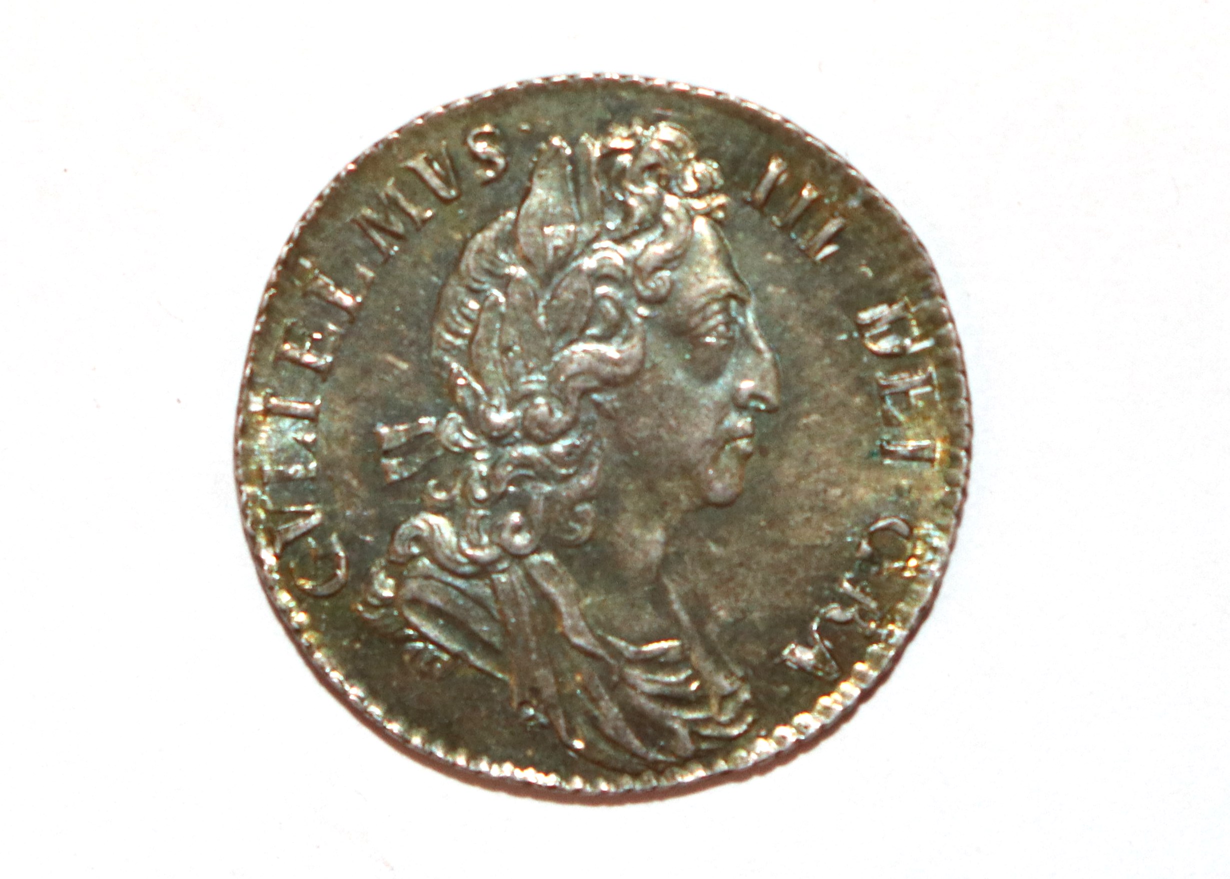 A William III 1697 sixpence, third bust - Image 2 of 4