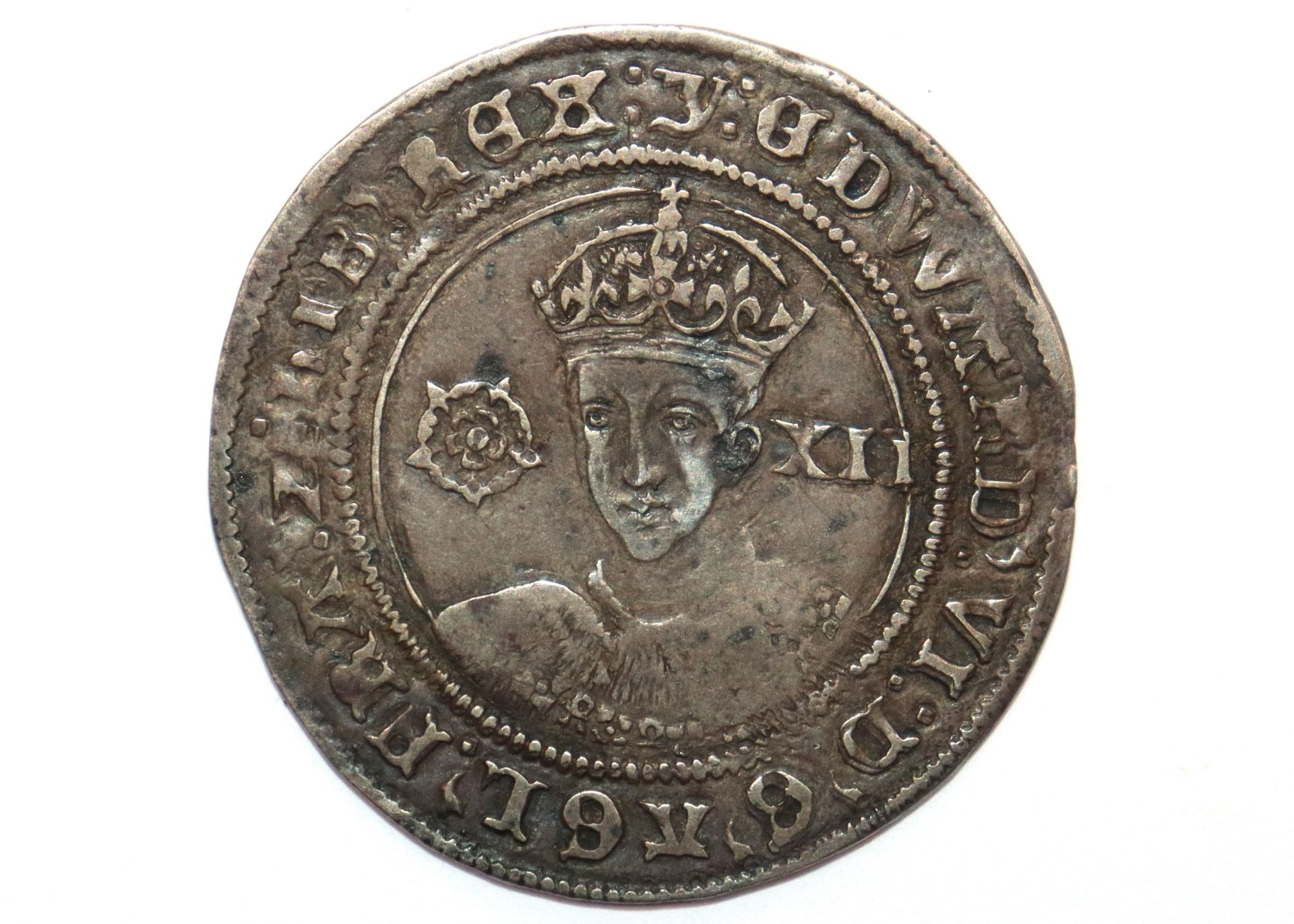 An Edward VI shilling, MM y facing bust - Image 2 of 4
