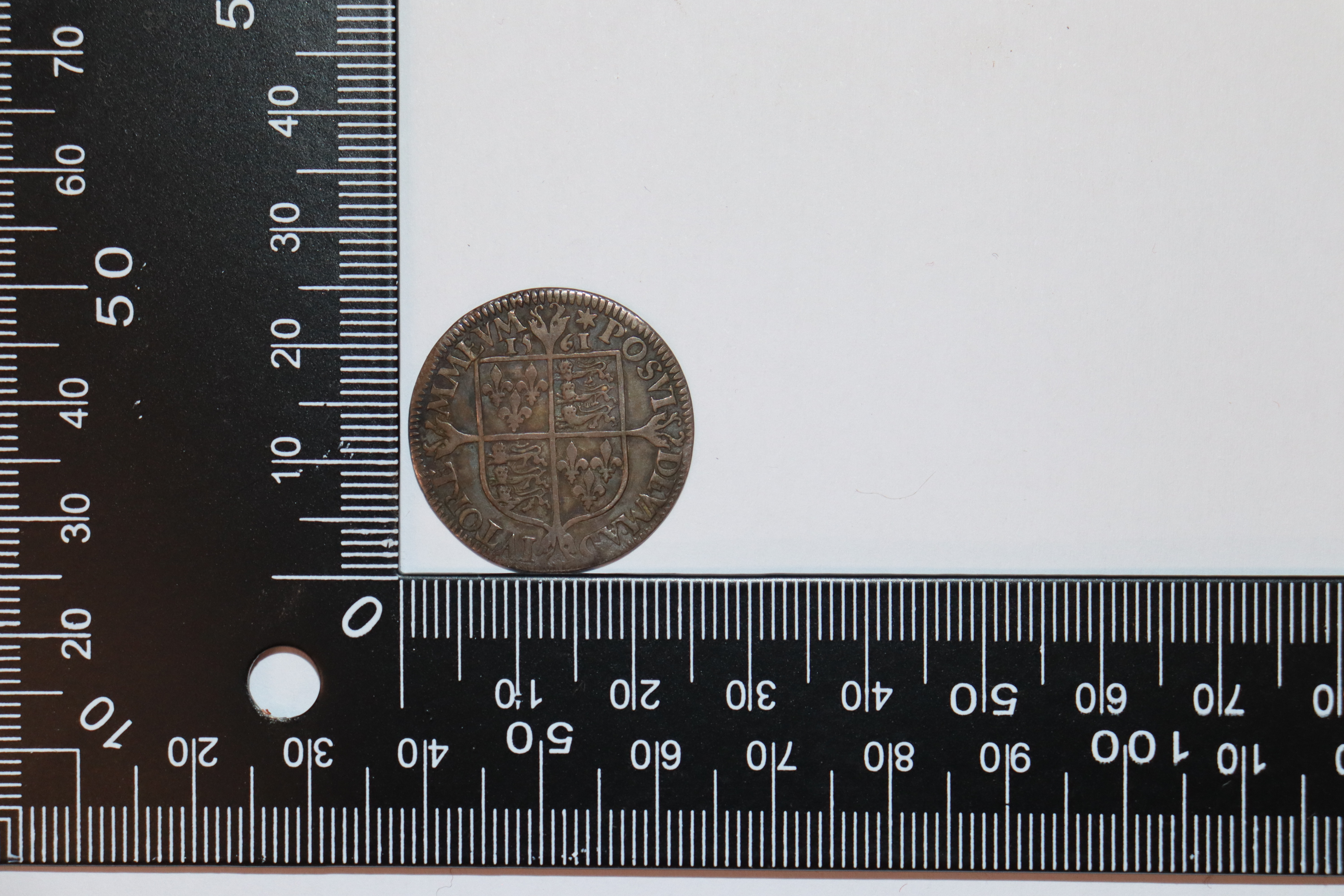 An Elizabeth I sixpence, MM star 1561 - Image 3 of 4