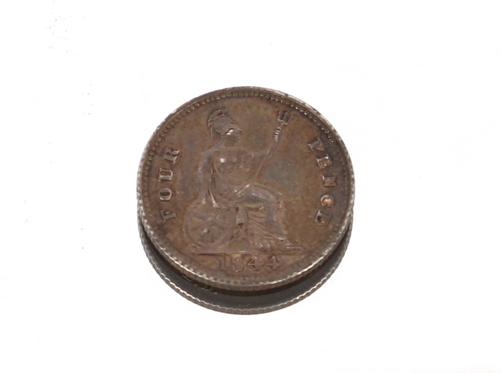 A 1844 groat - Image 2 of 3