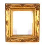 A Regency carved gilt wood picture frame, 56cm x 47cm overall