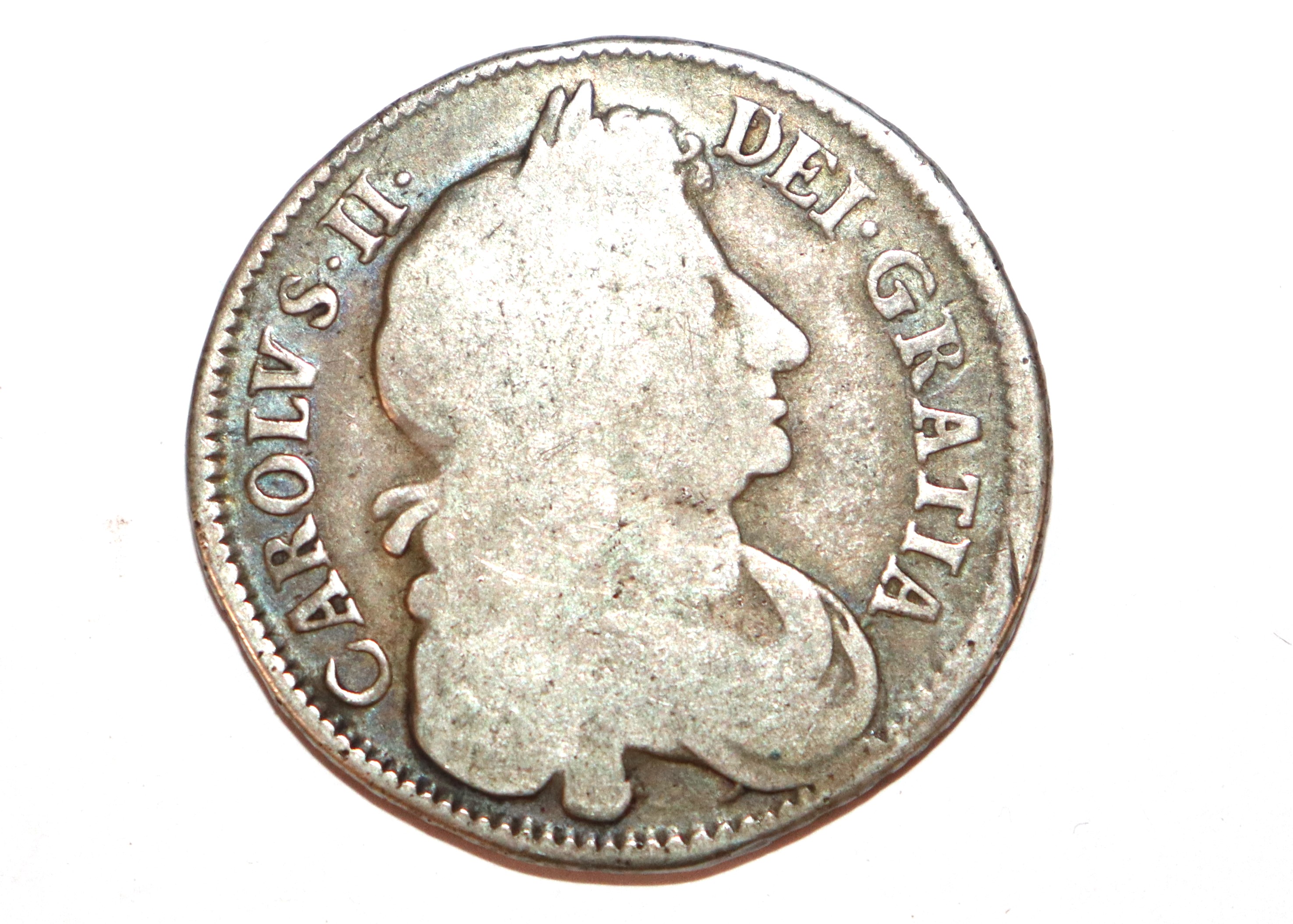 A Charles II 1676 half crown - Bild 2 aus 4