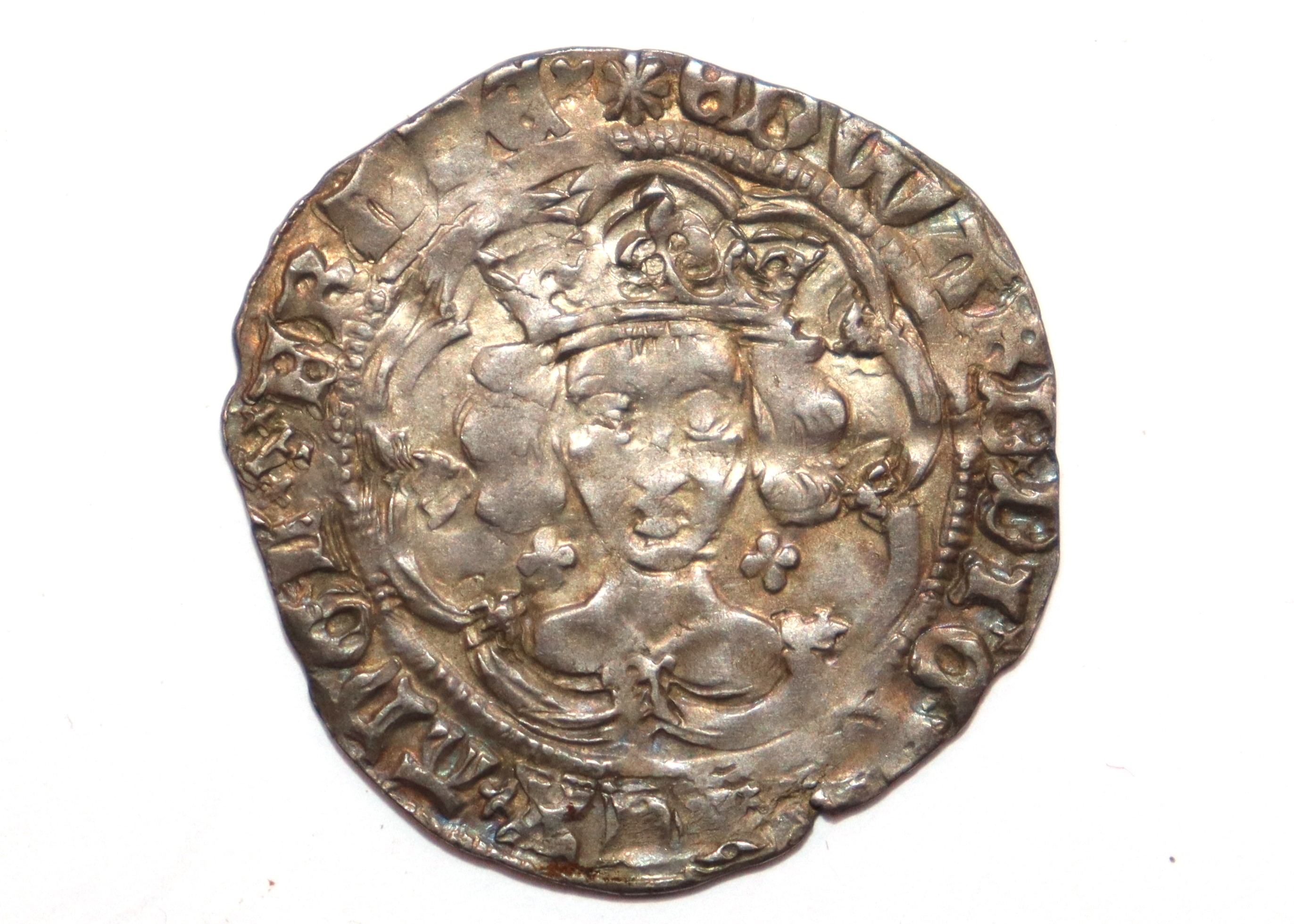 An Edward IV groat, MM sun quatre foils by neck - Image 2 of 4