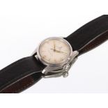 A Tudor Oyster Royal gent's wrist watch on leather strap