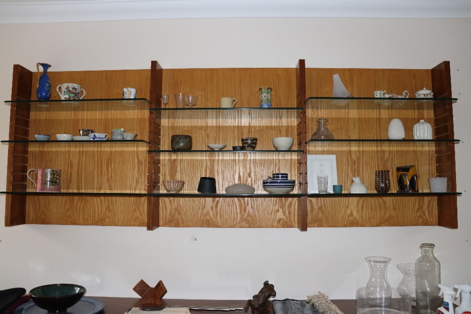 Desmond Ryan, a 1970's rosewood side cabinet fitted adjustable glass shelves and cupboards below, - Image 4 of 26