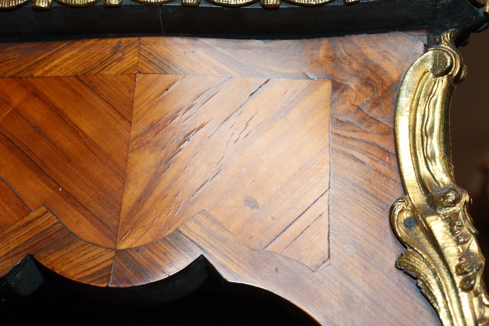 A pair of 19th Century French walnut and cross banded two tier side tables surmounted by pierced - Image 48 of 110