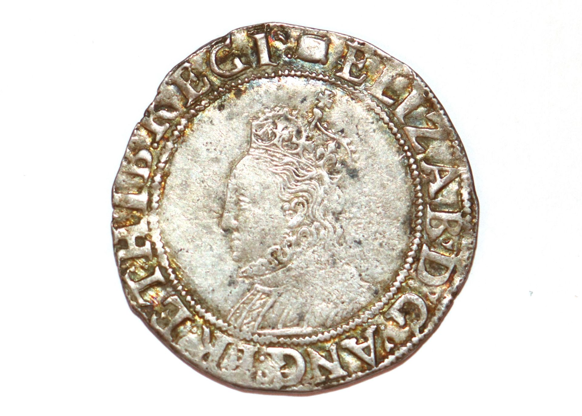 An Elizabeth I shilling, MM woolpack - Image 2 of 4