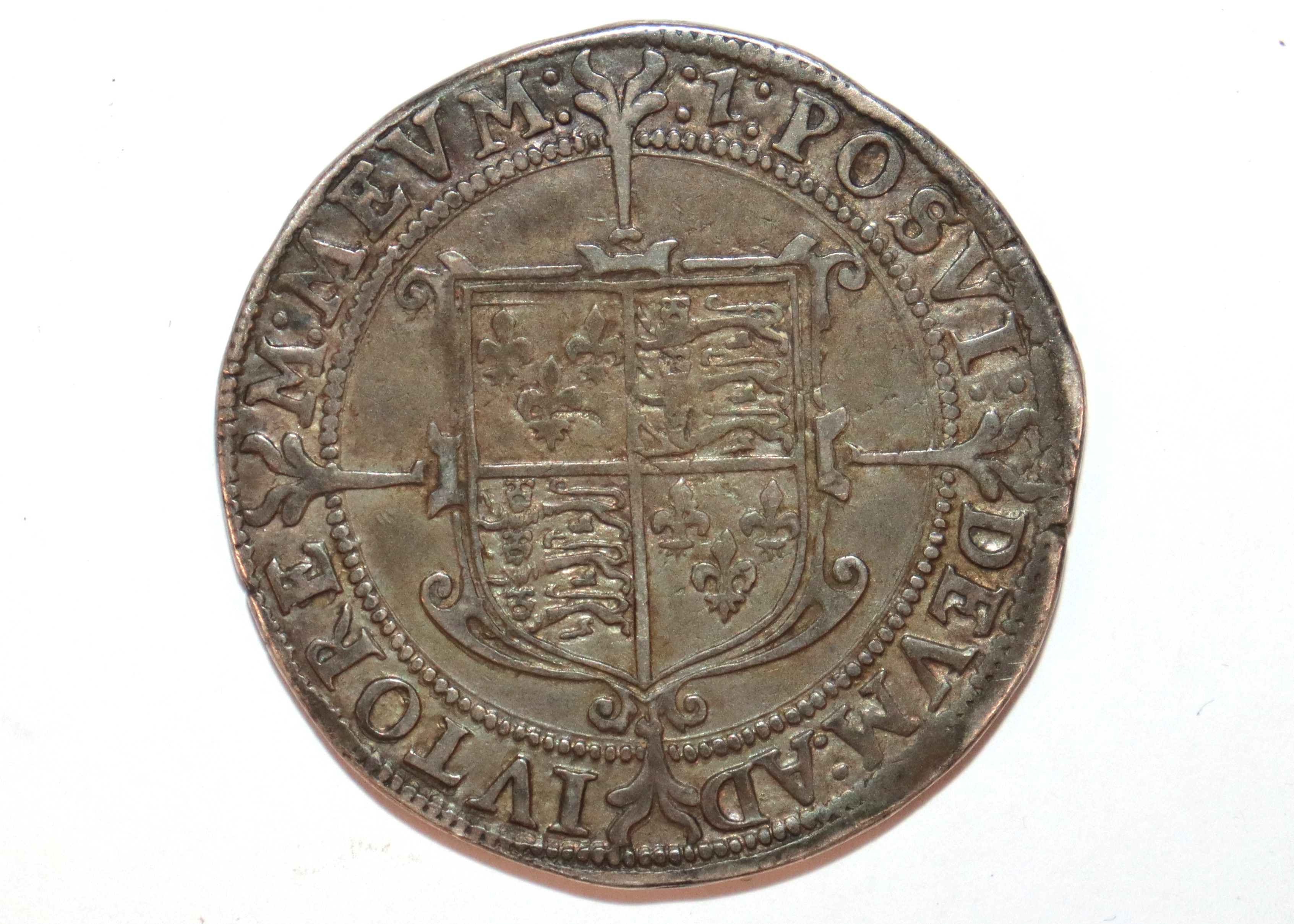 An Elizabeth I half crown, MM 1