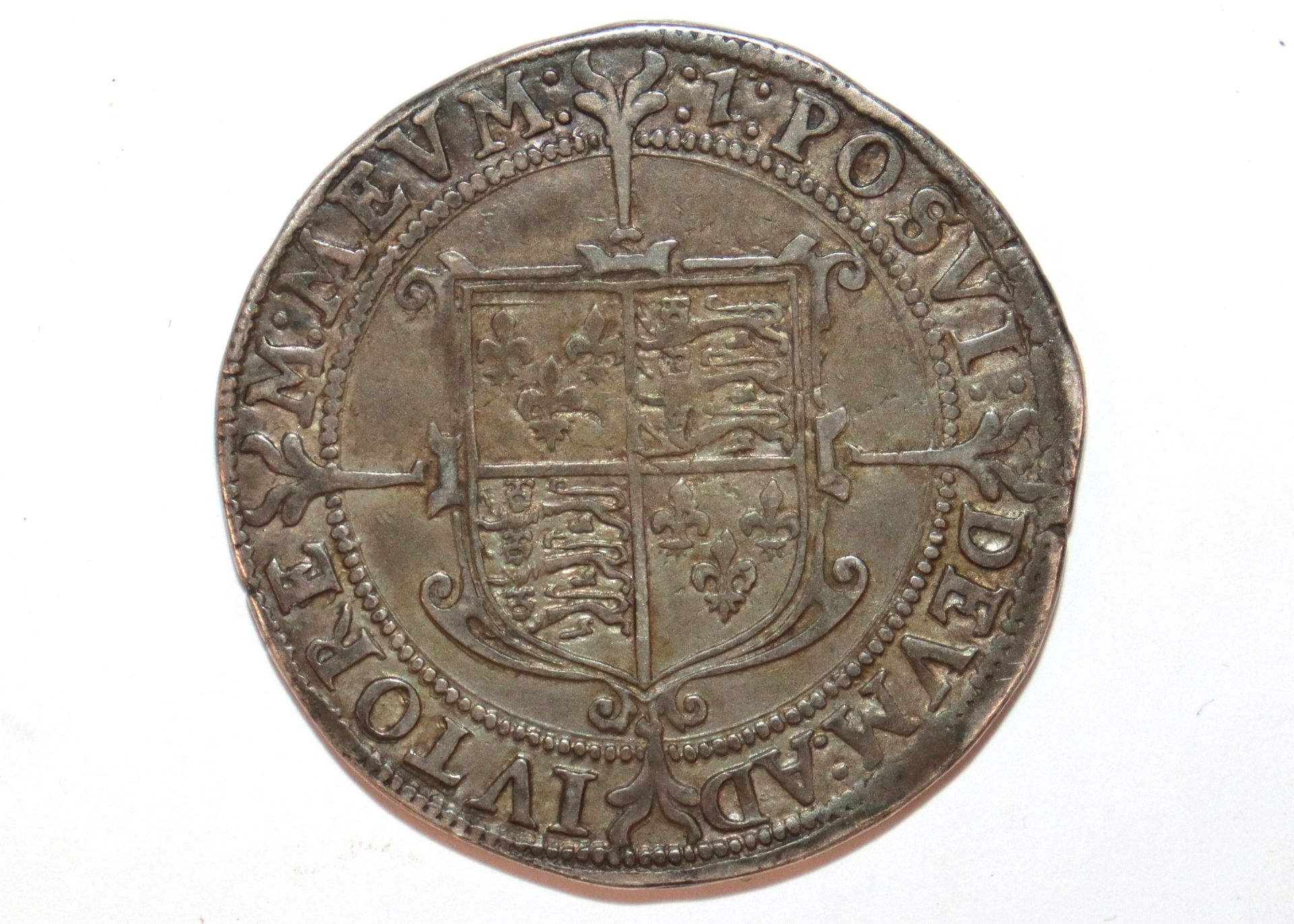 An Elizabeth I half crown, MM 1