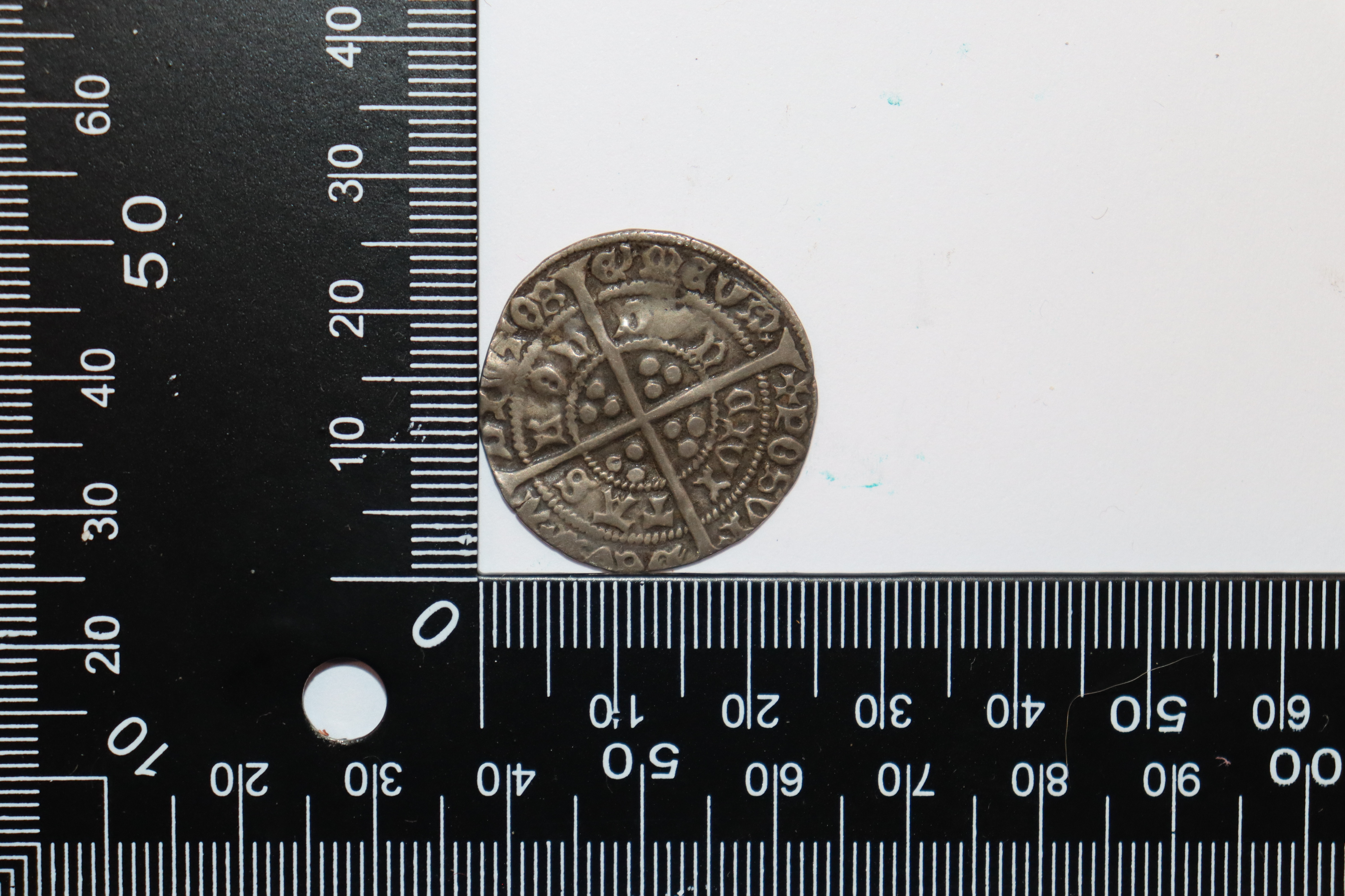 An Edward IV groat, MM pierced cross - Bild 3 aus 4