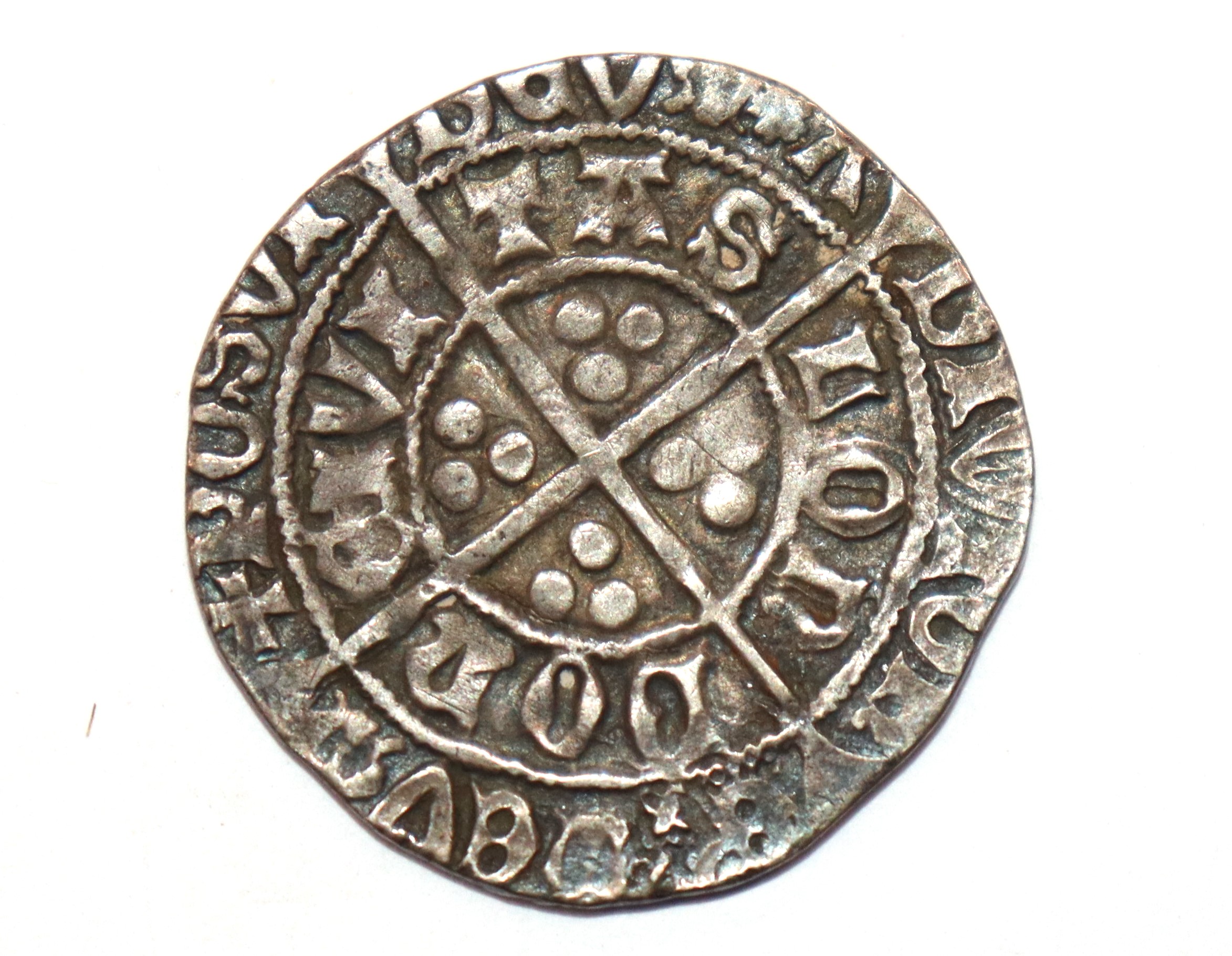 An Edward IV groat London, MM plain cross