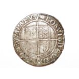 An Elizabeth I shilling, MM woolpack