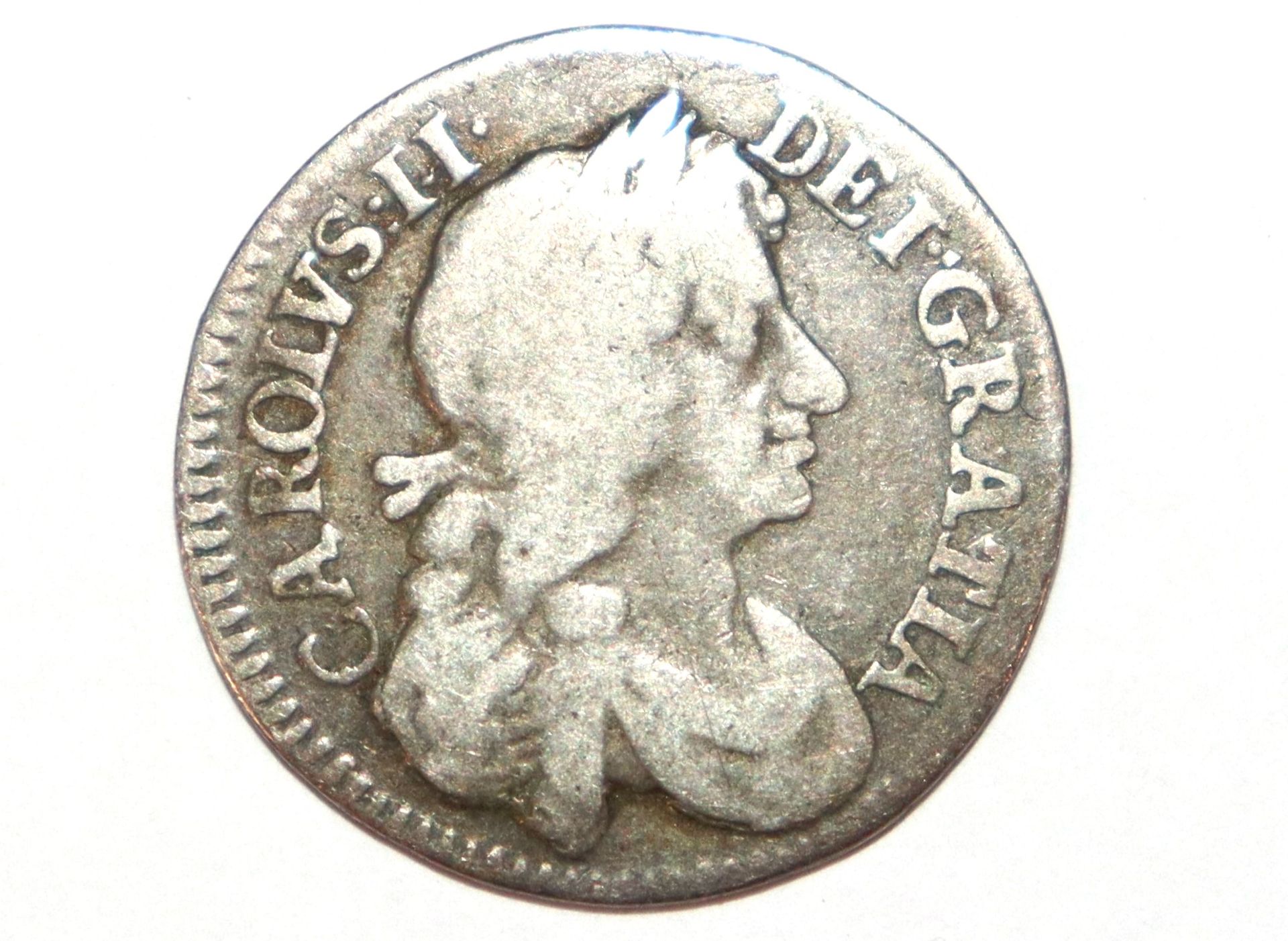 A Charles II 1677 fourpence - Image 2 of 4