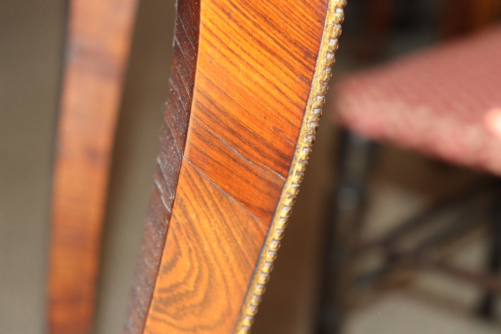 A pair of 19th Century French walnut and cross banded two tier side tables surmounted by pierced - Image 106 of 110