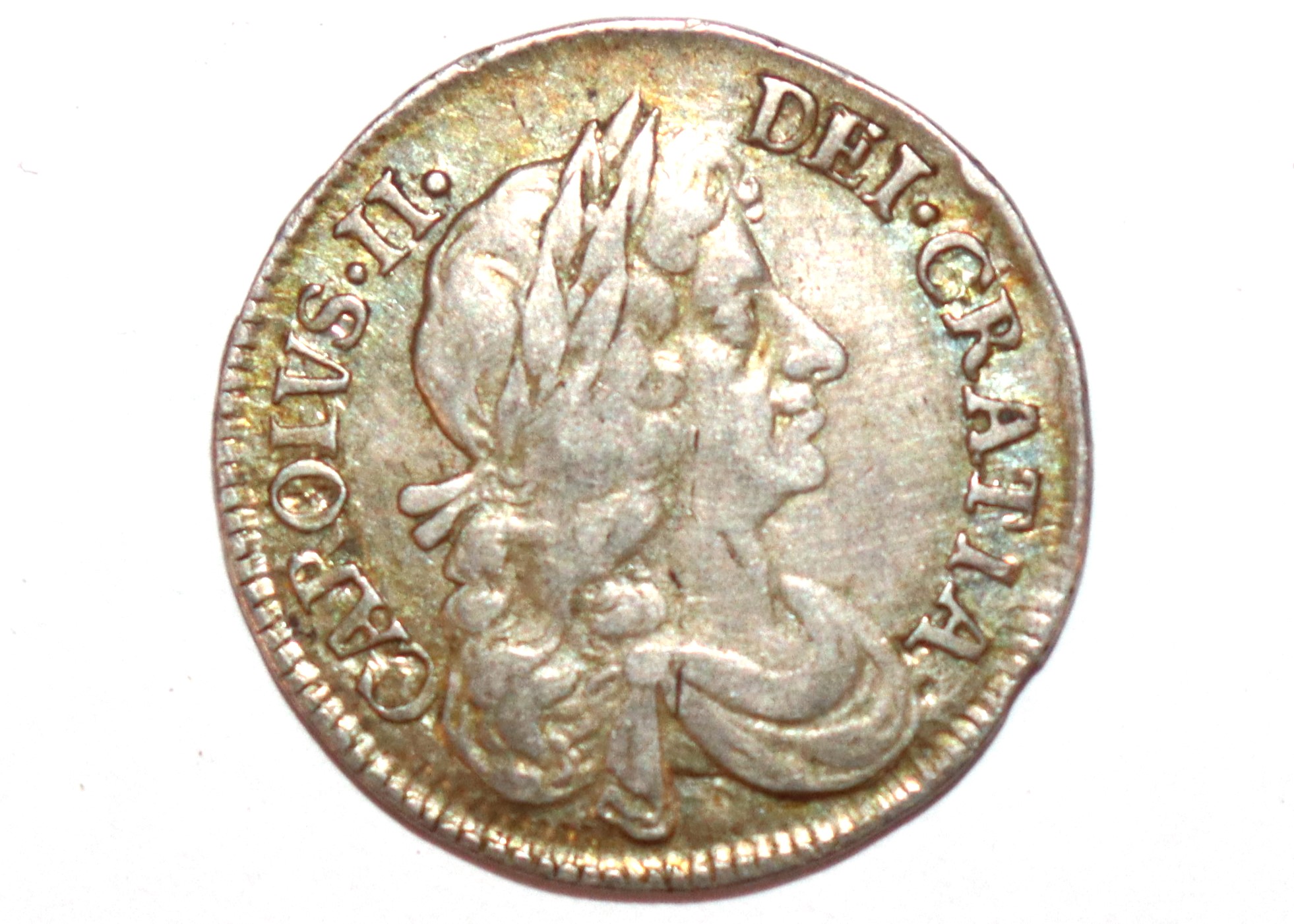 A Charles II 1679 threepence (Maundy) - Image 2 of 4