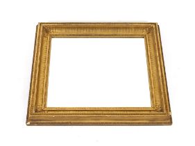 A gilt framed wall mirror, 52cm x 49cm overall