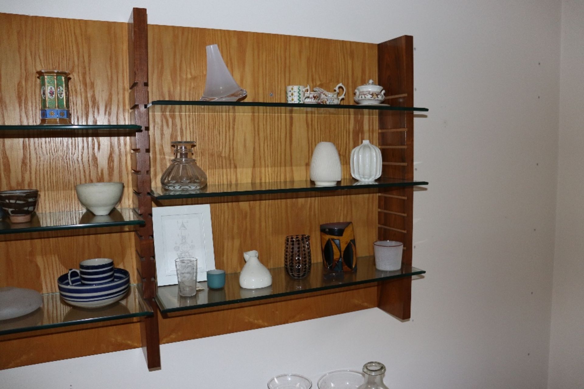 Desmond Ryan, a 1970's rosewood side cabinet fitted adjustable glass shelves and cupboards below, - Image 7 of 26