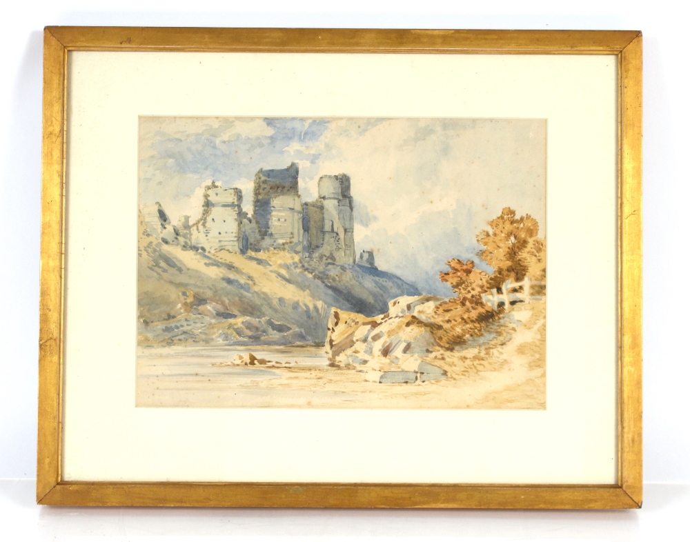Late 18th Century school, manner of Frances Towne, landscape with ruin, watercolour 24cm x 33cm - Image 2 of 4