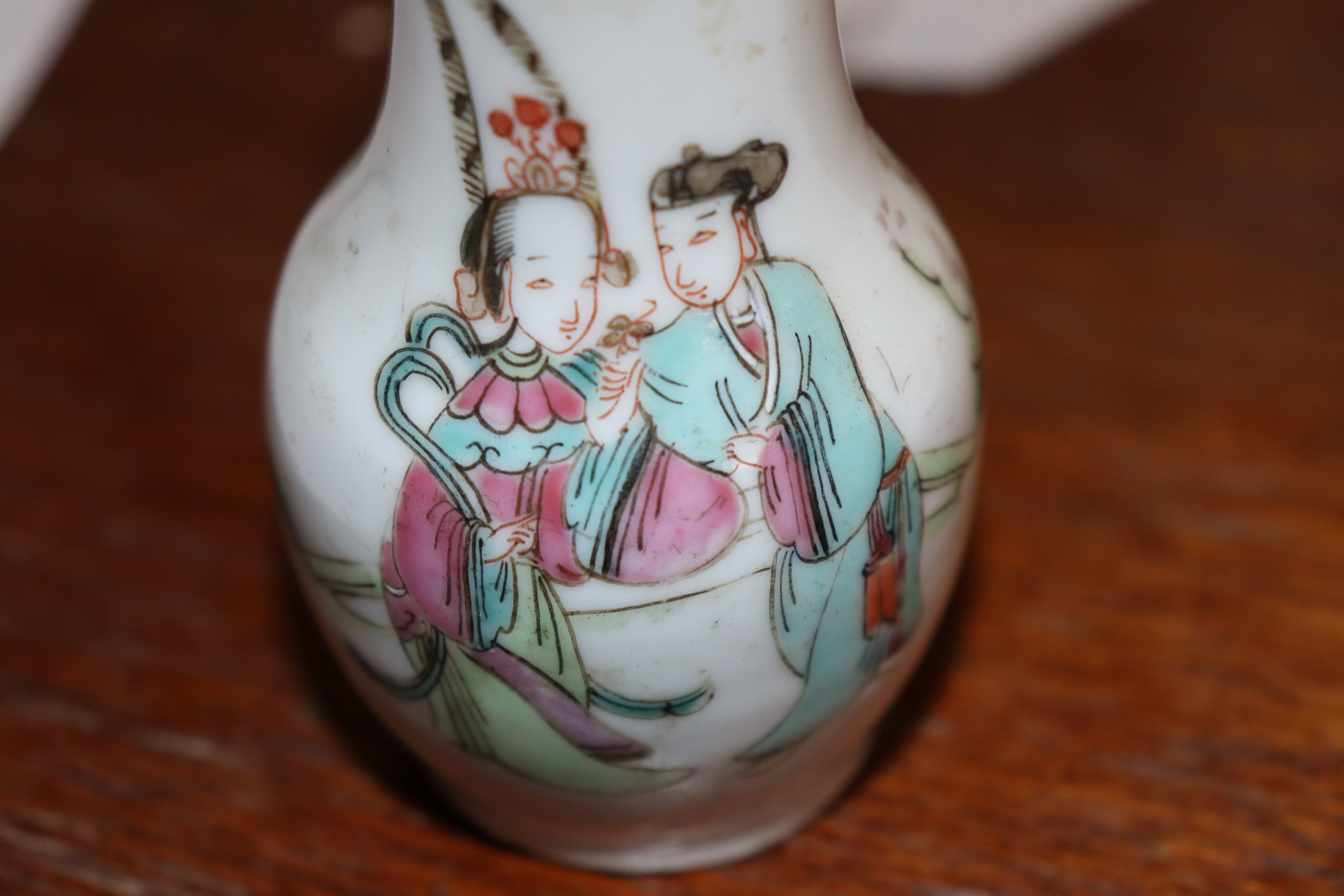 An early English porcelain coffee can, decorated in the Chinese manner; an 18th Century porcelain - Image 38 of 52