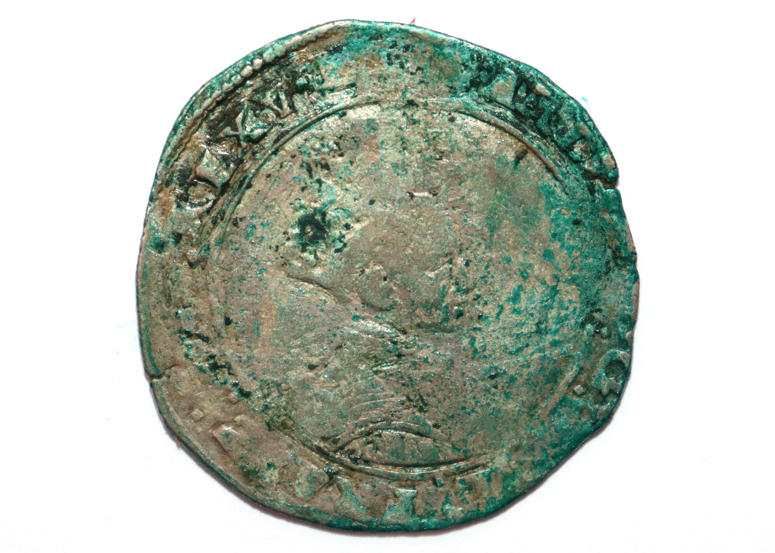 An Edward VI shilling, MM y Southwark Mint - Image 2 of 4