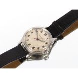 A Jaeger le Coultre gent's wrist watch on leather strap