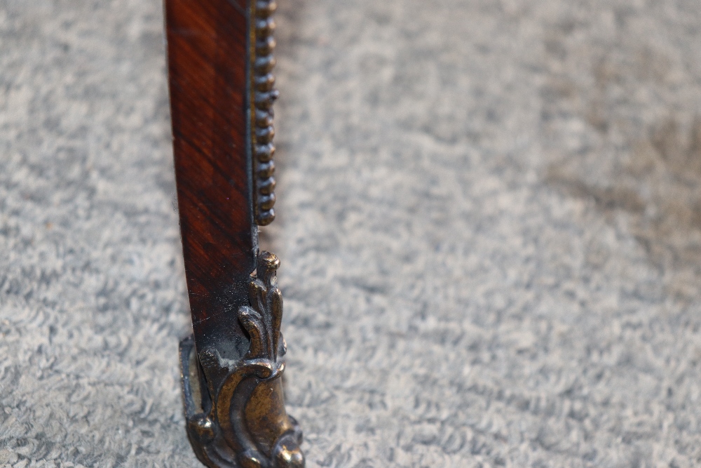 A pair of 19th Century French walnut and cross banded two tier side tables surmounted by pierced - Image 21 of 110