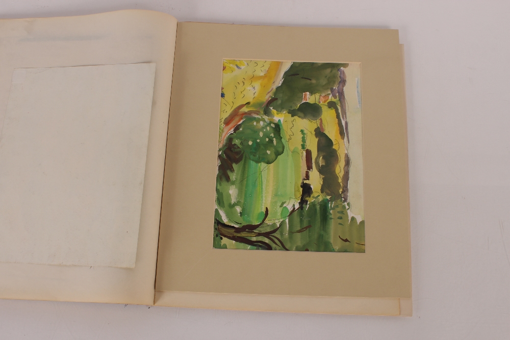 Allan Walton 1891-1948, watercolour study for Women's Fair Exhibition; various other unframed - Bild 40 aus 42