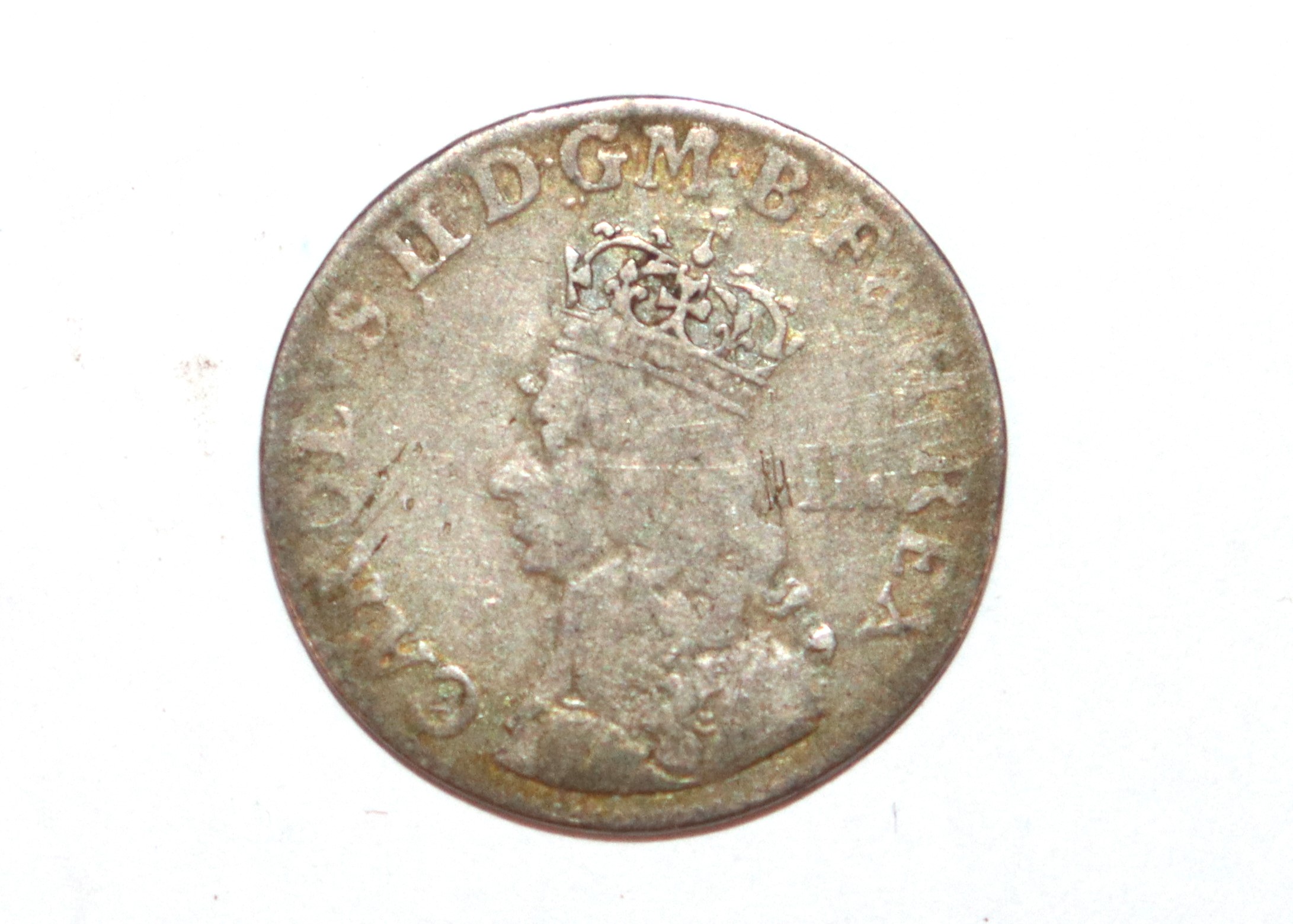 A Charles II threepence, undated (Maundy) - Image 2 of 4