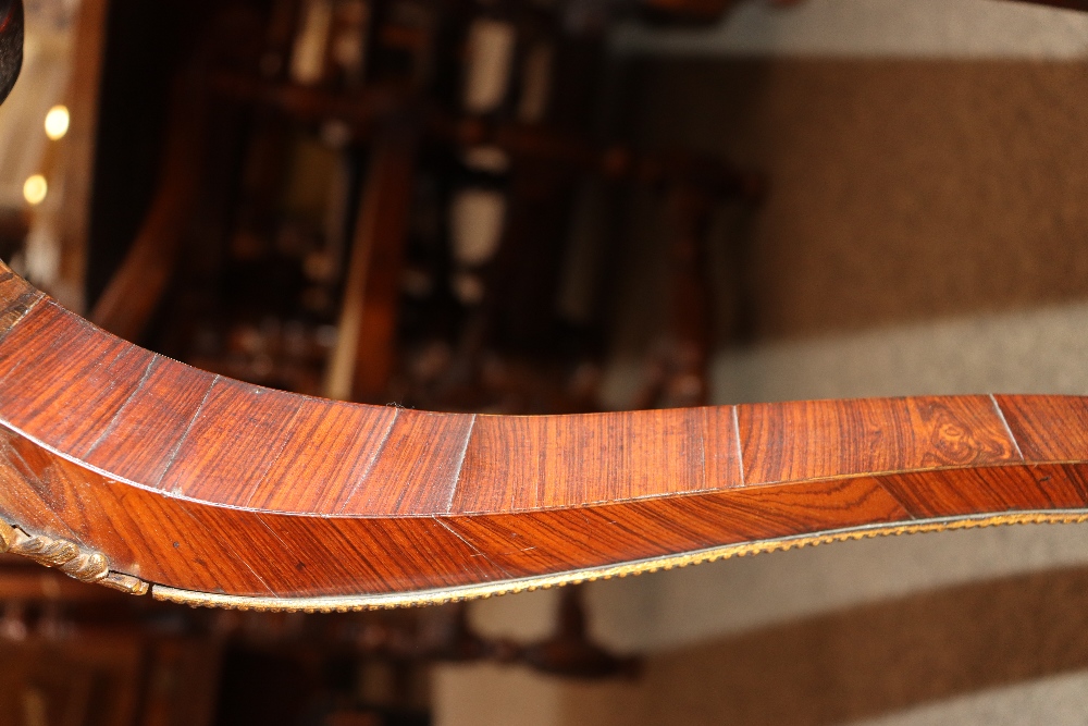 A pair of 19th Century French walnut and cross banded two tier side tables surmounted by pierced - Image 107 of 110