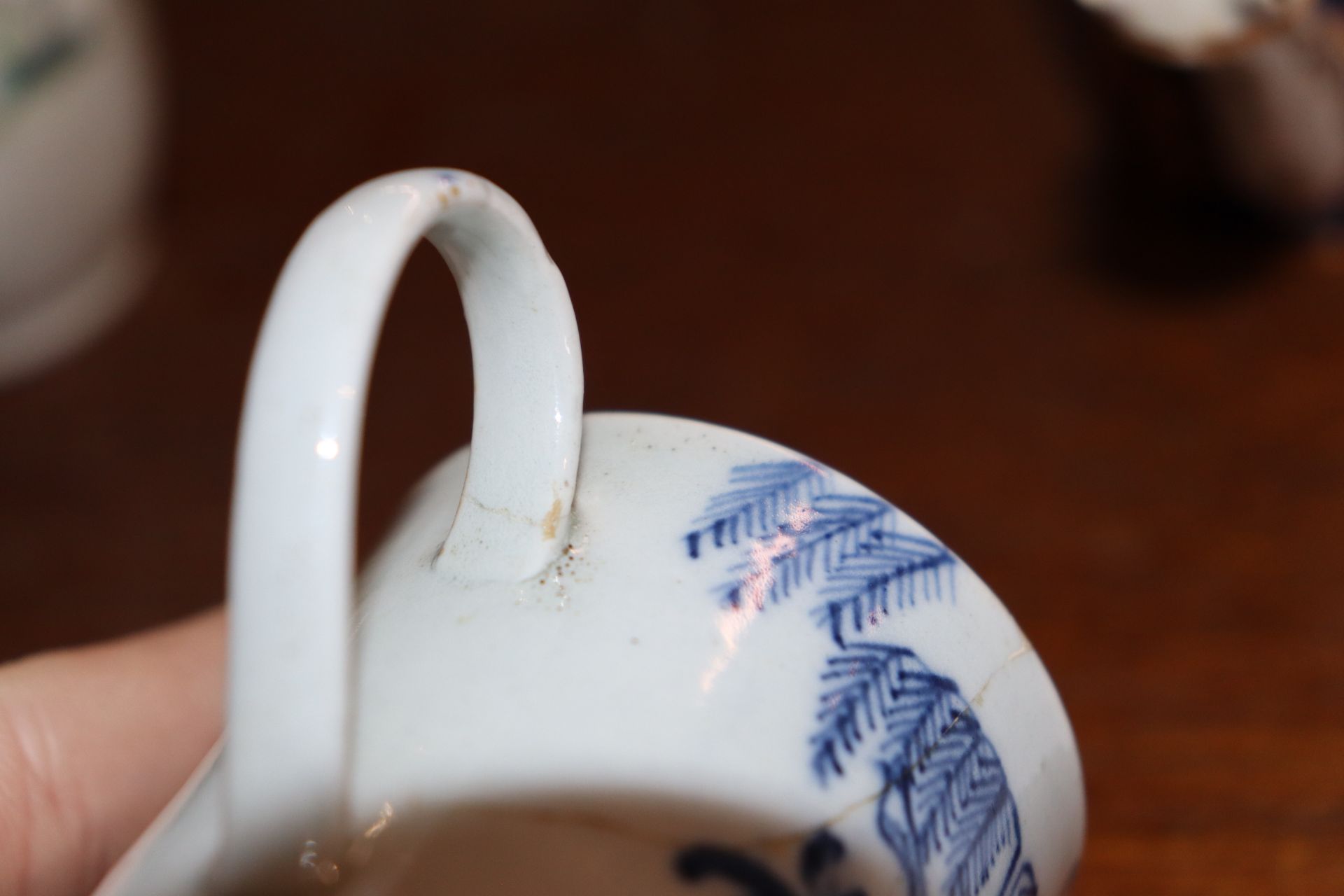 An early English porcelain coffee can, decorated in the Chinese manner; an 18th Century porcelain - Image 21 of 52