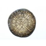 A Henry VI groat Villa Calisie, MM pierced cross