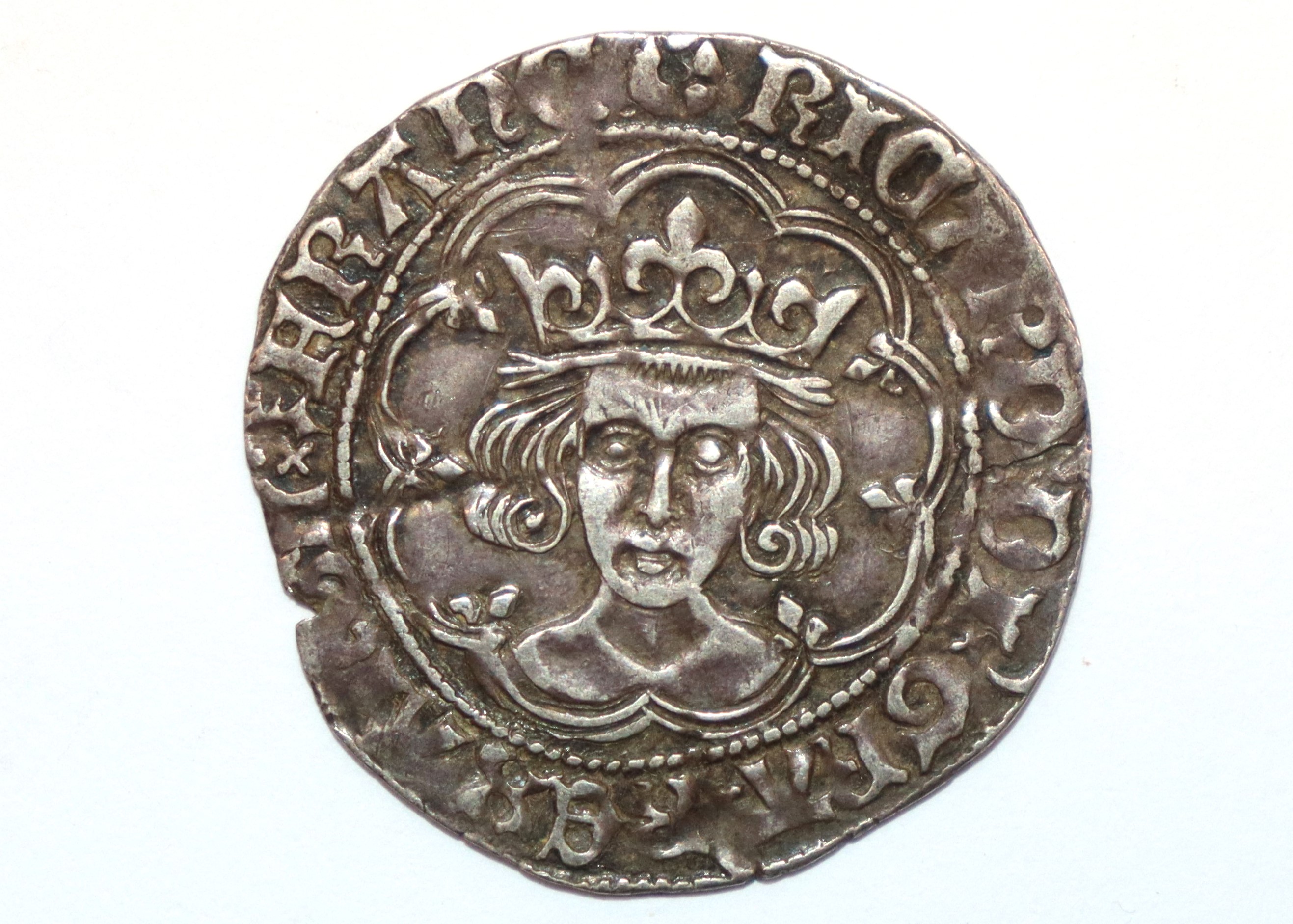 A Richard III groat, MM sun and rose - Image 2 of 4