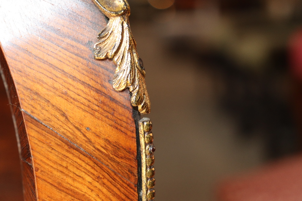 A pair of 19th Century French walnut and cross banded two tier side tables surmounted by pierced - Image 76 of 110