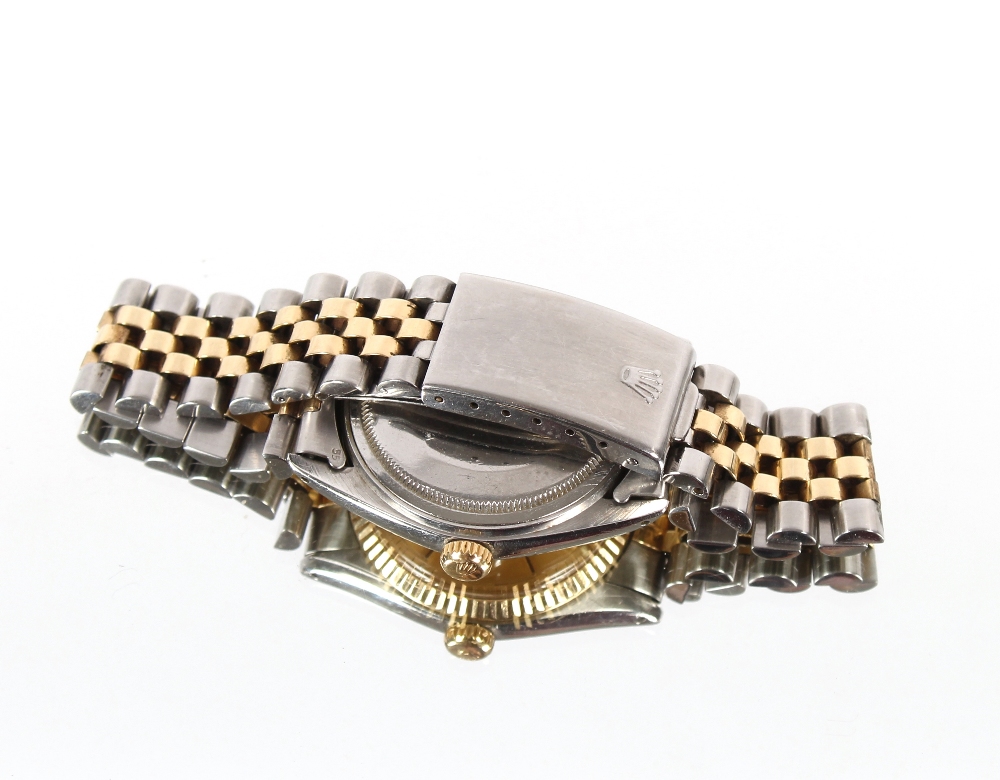 A Rolex Bi-Metallic date adjust Oyster Perpetual wrist watch - Image 6 of 9