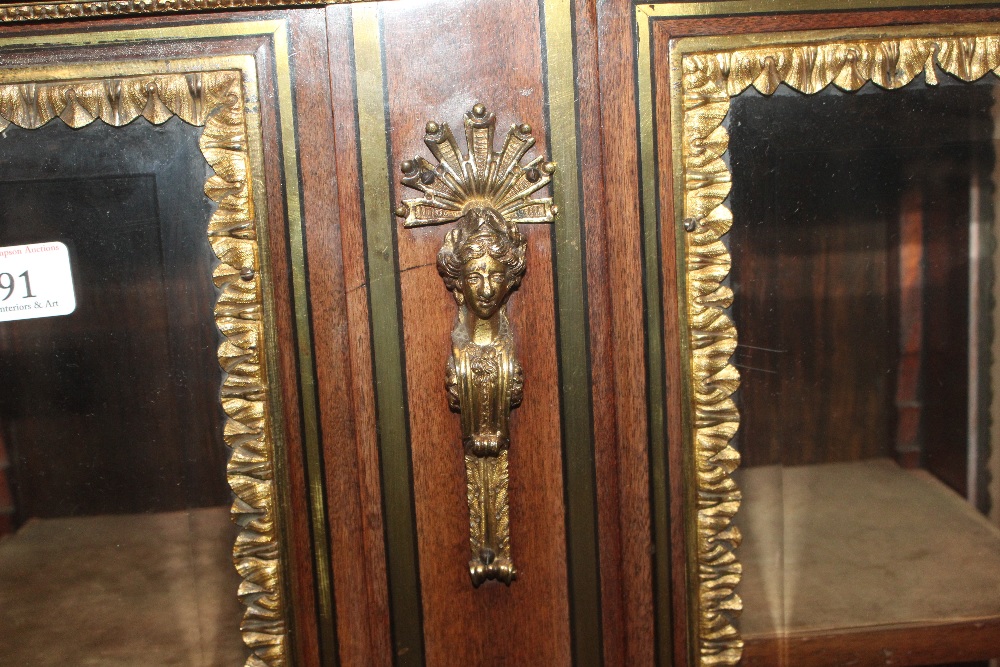 An Edwards & Roberts 19th Century French walnut and ormolu mounted display cabinet of small - Image 33 of 189