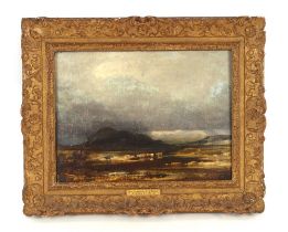 Anthony Van Dyke Copley Fielding 1787-1855, study of Inveroran Argyllshire, a view alo9ng the valley