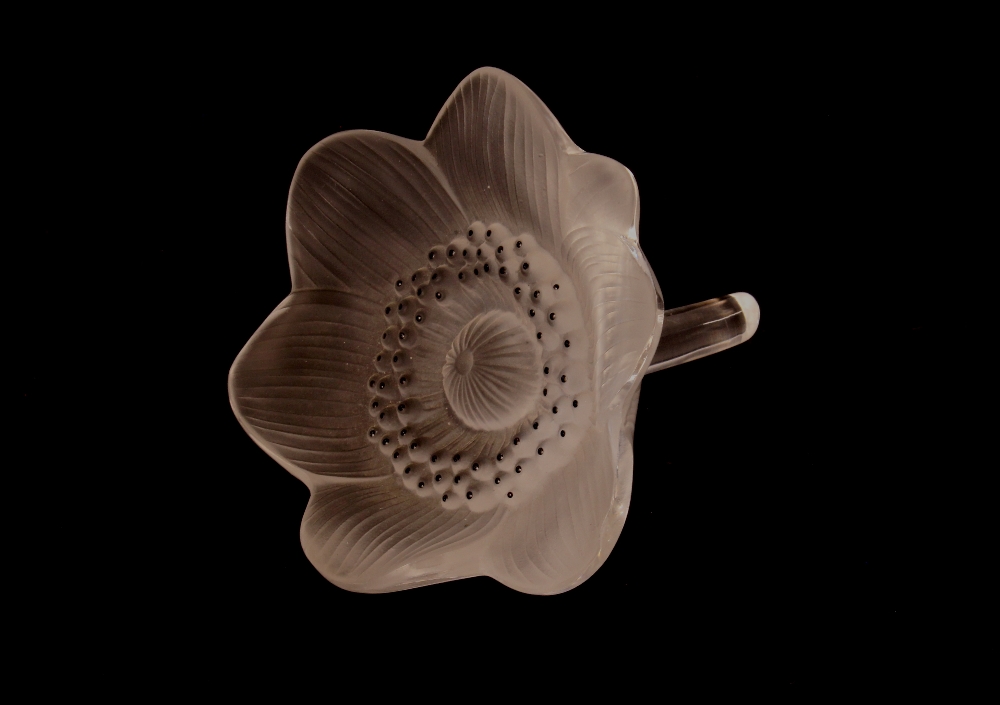 A Lalique "Anemone" signed Lalique France - Image 2 of 2