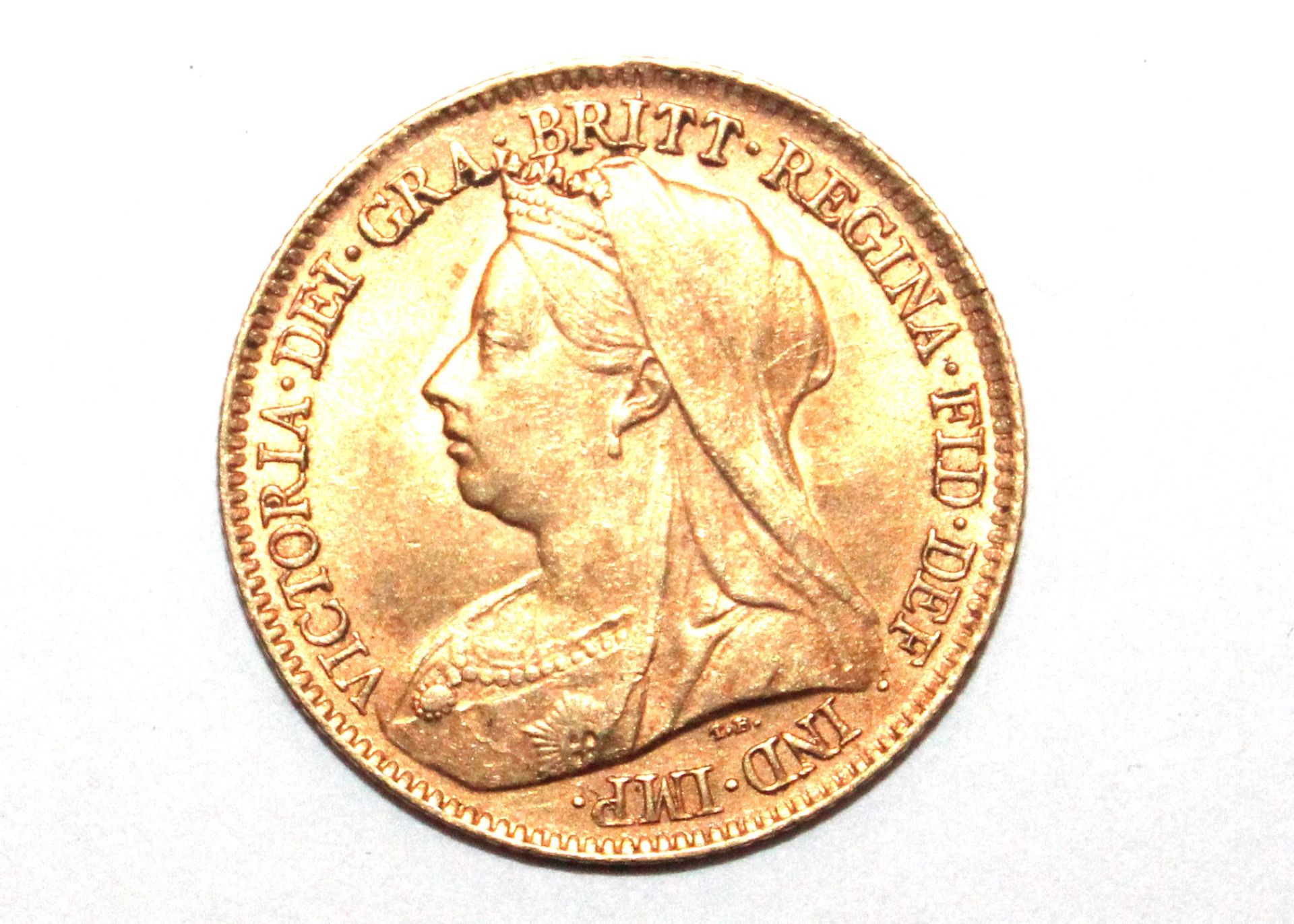 A Victorian gold half Sovereign 1895 - Image 2 of 4