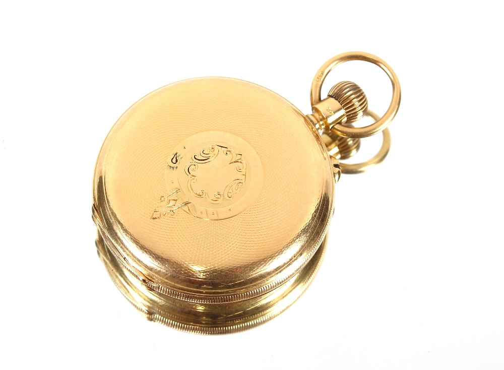 An 18ct gold cased pocket watch by J.W. Benson, Lu - Image 2 of 6