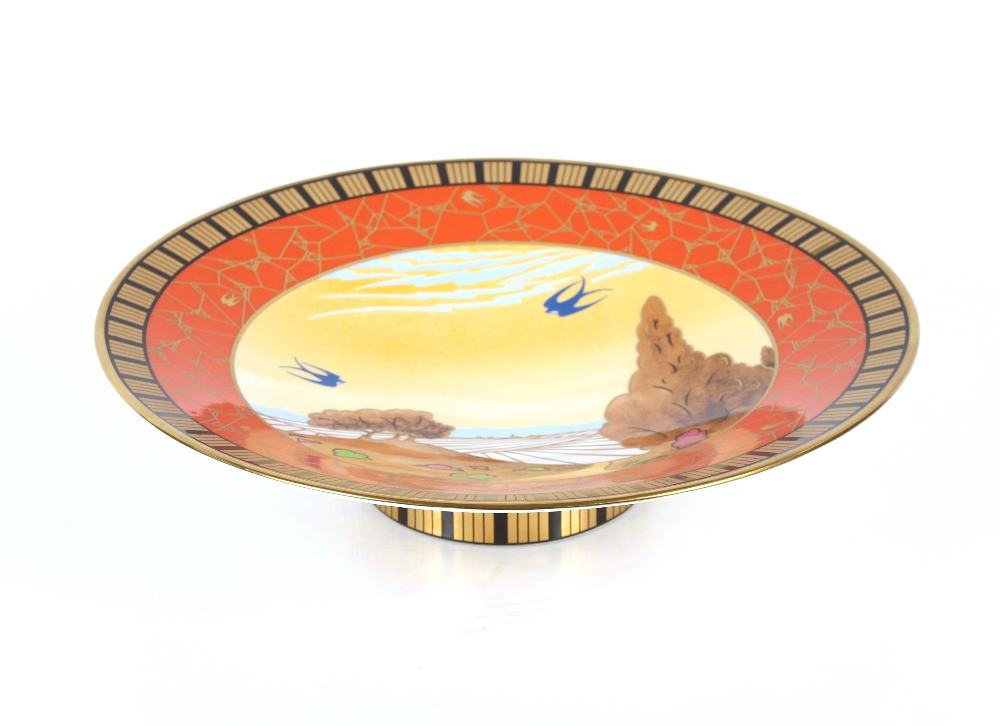 A Royal Worcester "Swallows At Dusk" commemorative charger celebrating 250th Anniversary of Royal - Image 2 of 3