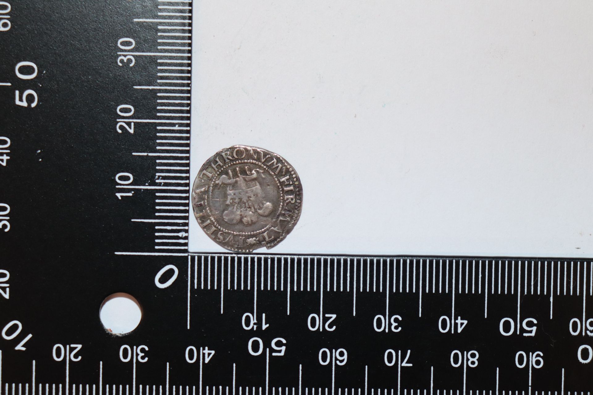 A Charles I half groat, large plume - Image 3 of 4